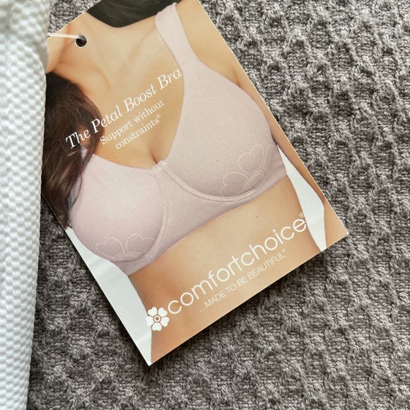 NWT Comfortchoice the petal boost bra 50DDD white - Picture 5 of 9